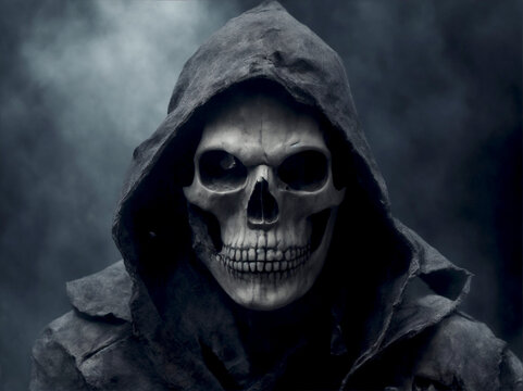Scary Halloween Skull Monster 