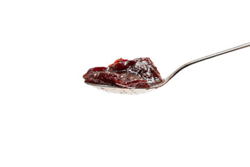 a teaspoon of berry jam