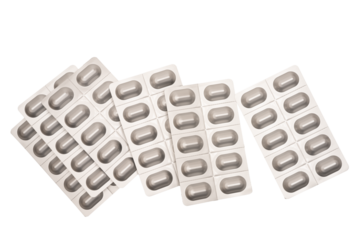 blister packs of medicines