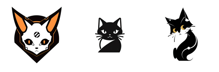 Kitten Cat Logo 2D