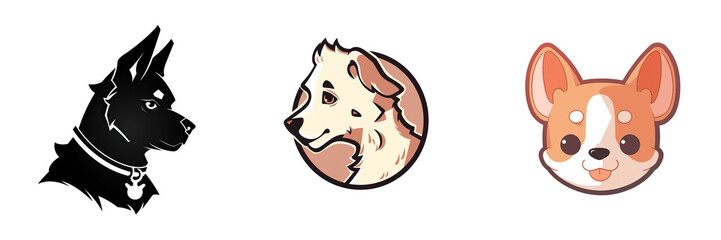 Dog Puppy Logo 2D