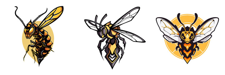 Wasp Bee Logo 2D