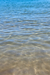 Sea water in rippled water detail background. Ocean waves pattern.