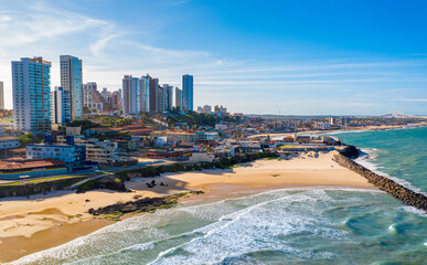 Praia da Areia Preta em Natal no Rio Grande do Norte - Brasil 