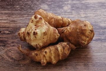 Raw dietary Jerusalem artishoke - topinambur