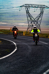 Obraz premium motorbike in the wild