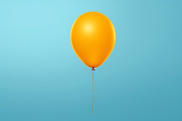 A balloon isolated on a plain background