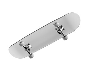 a blank White Skateboard isolated on a white background © Bruno