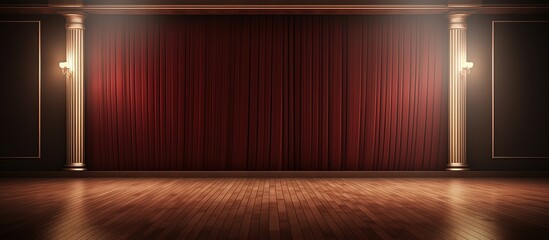 Empty space or platform