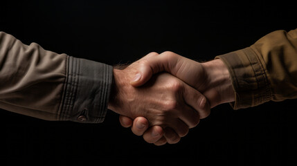 Sealing the Deal Close-Up of a Handshake