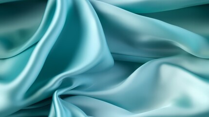 Dive into aquamarine dreams. Waves of silk. A design celebration.