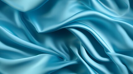 Obraz premium Dive into azure beauty. Waves of satin luxury. Perfect for festive designs.