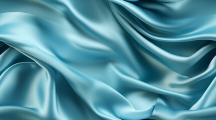 Obraz premium Azure satin dreamscape. Dive into luxury. Celebrate with style.