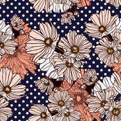 vintage seamless floral pattern