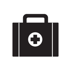 First aid box icon logo vector design template