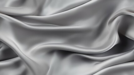 Celebrate with grey fabric. Gentle wavy and shimmering. Design with sophistication. Waves of beauty.