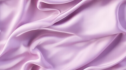 Obraz premium Lavender fabric tranquility. Waves of elegance on a reflective surface. Design with a touch of the evening. Perfect for luxury projects.