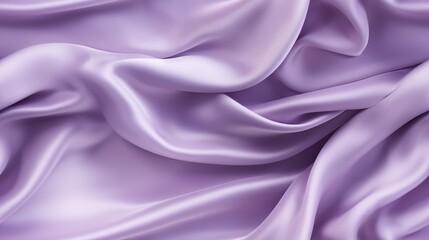 Obraz premium Glistening lavender satin. Gentle waves of luxury. A backdrop for special occasions. Embrace the twilight elegance.