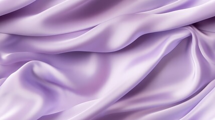 Obraz premium Whisper of lavender allure. Silky fabric waves. The epitome of gentle grace. Perfect for soothing designs.