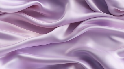 Obraz premium Lavender fabric tales. Gentle waves on a smooth surface. Luxury with a twilight touch. Perfect for sophisticated designs.