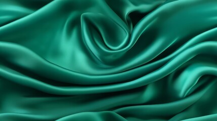 Obraz premium Malachite elegance in fabric. Gentle waves. Celebrate design with luxury. Perfect for opulent projects.