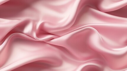 Fototapeta premium Pink fabric glow. Waves of elegance. Design with romance. Perfect for luxury projects.