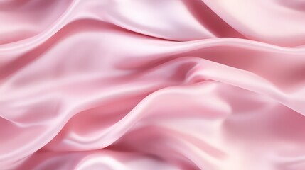 Fototapeta premium Pink fabric tales. Gentle waves. Celebrate design with love. Perfect for elegant designs.