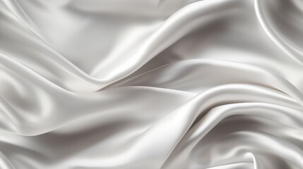 Naklejka premium Platinum elegance unfolds. Gentle waves on a shiny backdrop. Design with grace. Perfect for luxury projects.