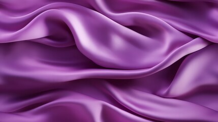 Fototapeta premium Purple satin tales. Lustrous waves. Celebrate with regality. Perfect for projects.