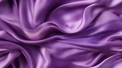 Naklejka premium Purple elegance in fabric. Gentle waves. Celebrate design with royalty. Perfect for luxury projects.