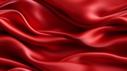 Red elegance in fabric. Gentle waves. Celebrate design with ardor. Perfect for luxury projects.