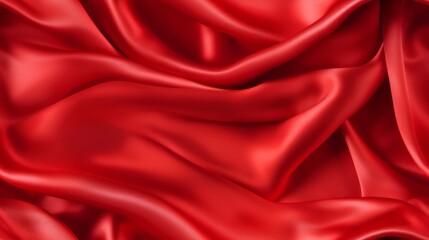 Waves of red elegance. Silky smooth and vibrant. A designer's delight. Embrace the luxury.
