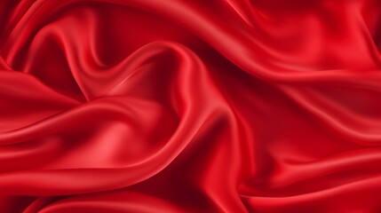 Red elegance in fabric. Gentle waves and shine. Celebrate with ardor. Perfect for luxury designs.