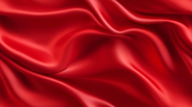 Waves of red elegance. Silky smooth. A designer's delight. Embrace the luxury.