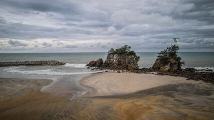 The aerial view of Kuala Terengganu in Malaysia