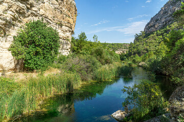 Fototapeta na wymiar Scenic view of Kapuz Canyon is a testament to the power and beauty of nature. Its untouched wilderness and captivating landscapes make it an ideal destination for outdoor enthusiasts and nature lovers