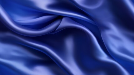 Royal blue fabric tales. Gentle waves on a smooth surface. Luxury with a deep touch. Perfect for sophisticated designs.