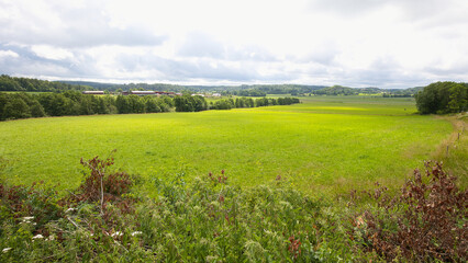 Countryside on the island of Orast in Sweden.