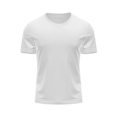 a blank White T-Shirt isolated on a white background