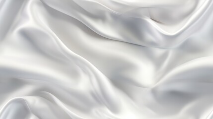 Naklejka premium Waves of white wonder. Silky smooth and pure. A touch of the classic in designs. Embrace the elegance.