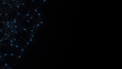 Abstract geometric background. Plexus mesh backdrop.