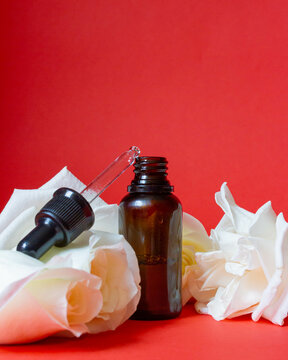 Botella de Agua de Rosa: Cuidado de la Piel y Relajación, ideal para usar luego del maquillaje, o como aromaterapia para relajacion.