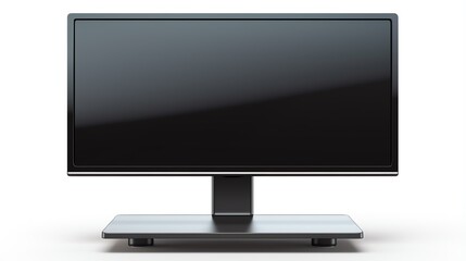 a black screen on a stand