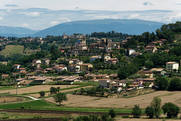Fototapeta na wymiar Italien - Umbrien - Perugia - Solomeo