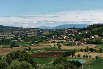 Fototapeta na wymiar Italien - Umbrien - Perugia - Solomeo