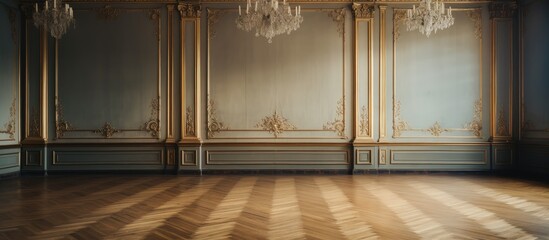 Fototapeta premium Empty interior of a historic European house