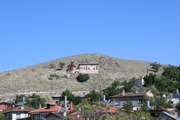 Fototapeta na wymiar Sille village district of Konya in Turkey. Sille is an old Christian Greek village.
