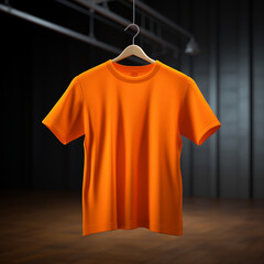 t-shirt on a hanger