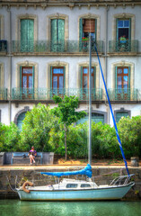 boat on the canal
