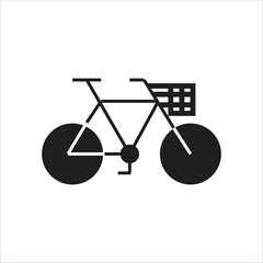 bycicle vector icon line template